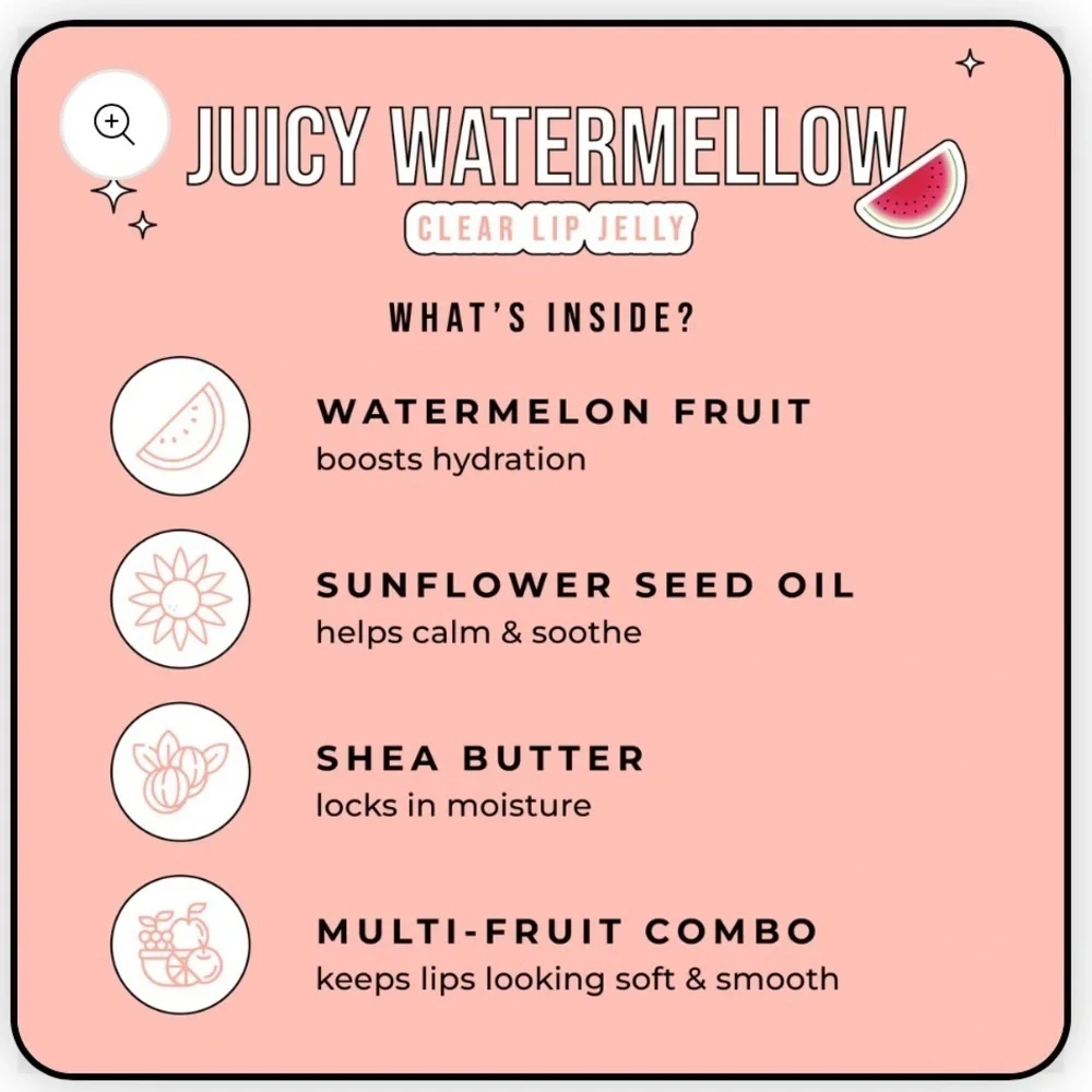 Avatara Juicy Watermellow Clear Lip Jelly